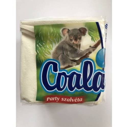 Servetele de masa 33x33cm albe Coala