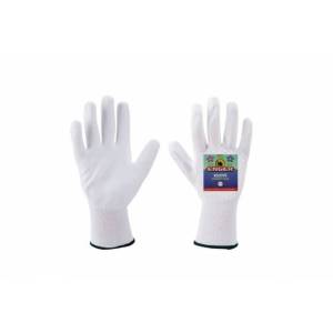 Manusi de protectie cauciucat albe eng-297